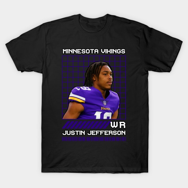 JUSTIN JEFFERSON - WR - MINNESOTA VIKINGS T-Shirt by Mudahan Muncul 2022